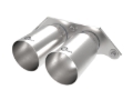 Picture of aFe Power Mach Force Xp 4in 304 SS Bolt-On Exhaust Tips Brushed 14-19 Porsche 911 GT3 3.8L/4.0L