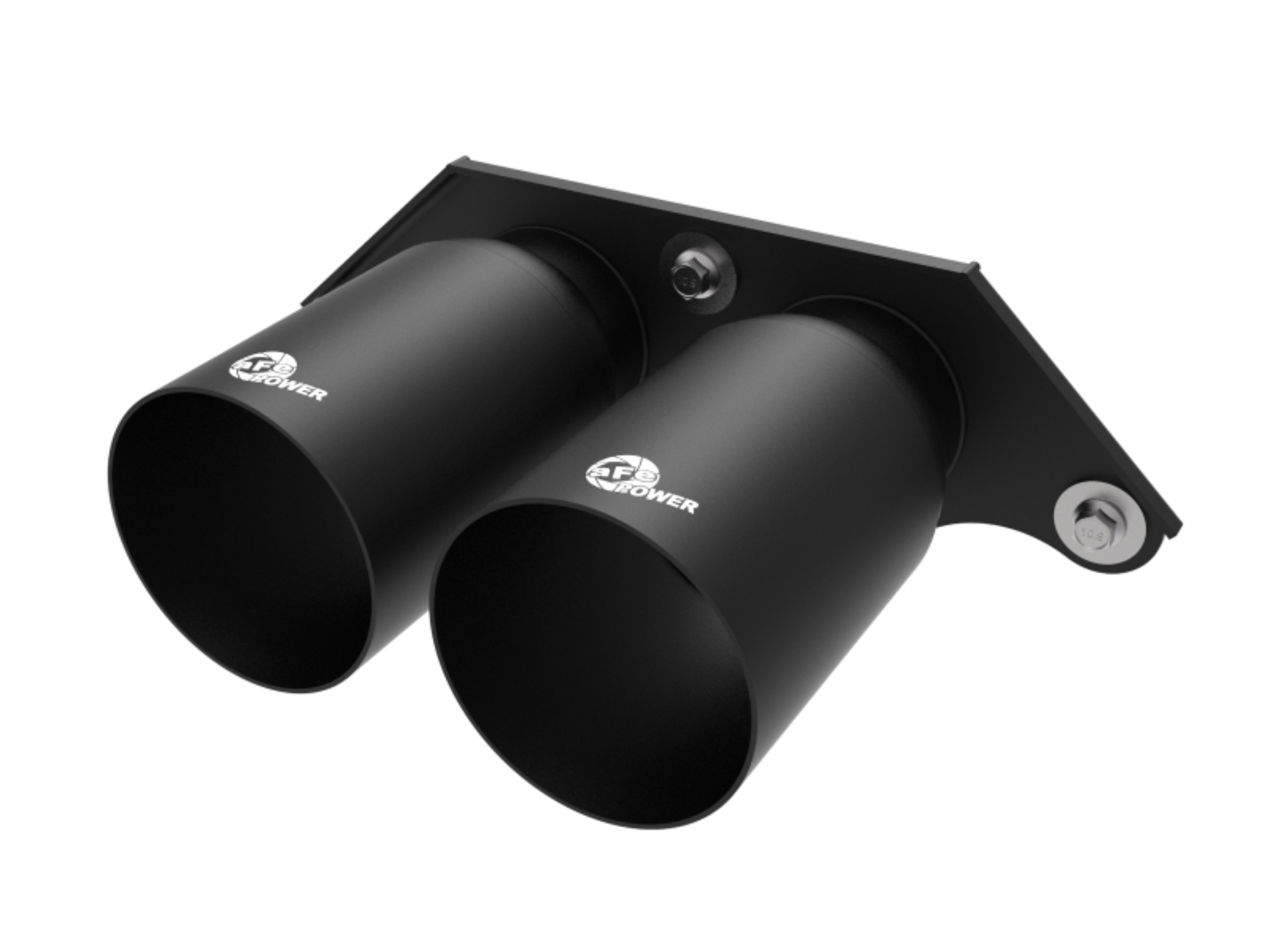 Picture of aFe Power Mach Force Xp 4in 304 SS Bolt-On Exhaust Tips Satin Black 14-19 Porsche 911 GT3 3.8L/4.0L