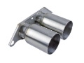 Picture of aFe Power Mach Force Xp 4in 304 SS Bolt-On Exhaust Tips Brushed 14-19 Porsche 911 GT3 3.8L/4.0L