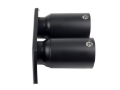 Picture of aFe Power Mach Force Xp 4in 304 SS Bolt-On Exhaust Tips Satin Black 14-19 Porsche 911 GT3 3.8L/4.0L