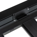 Picture of ARB Aluminum Awning, Black Frame, 8.2FT x 8.2FT, Installed with LED Light Strip