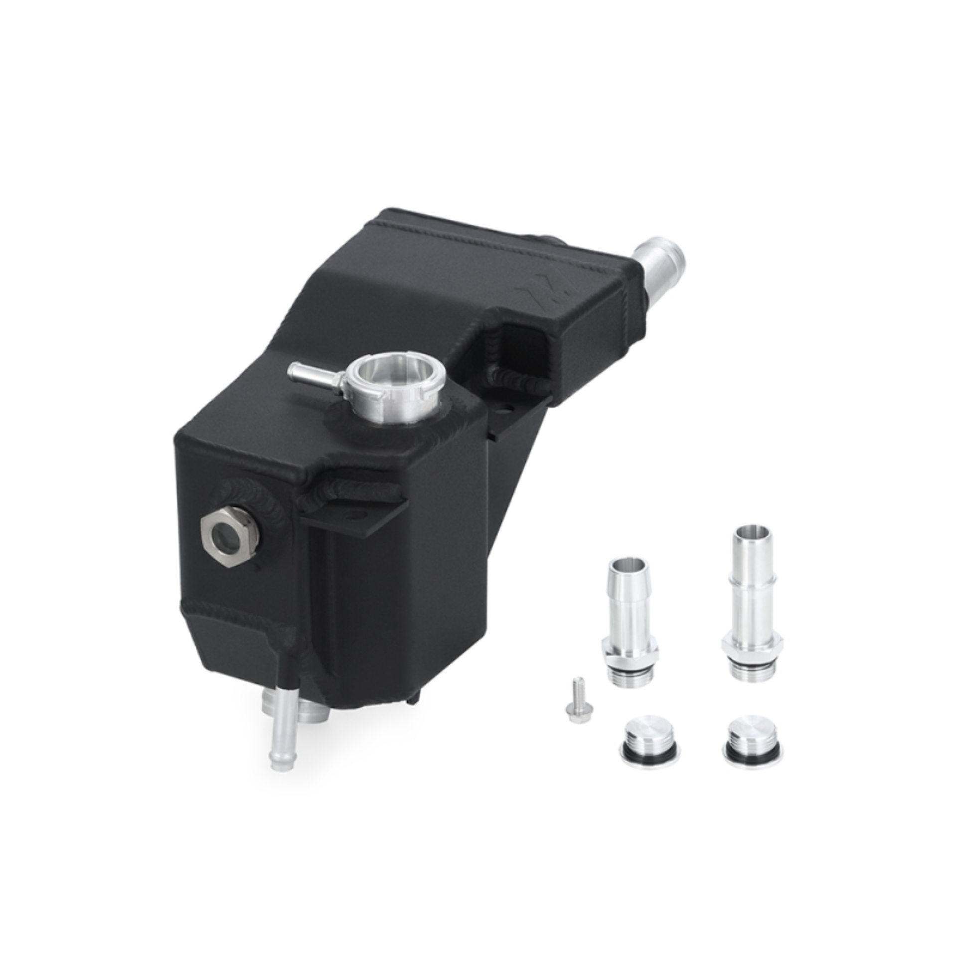 Picture of Mishimoto 11+ Ford 6.7L Powerstroke Secondary Expansion Tank - Micro-Wrinkle Black