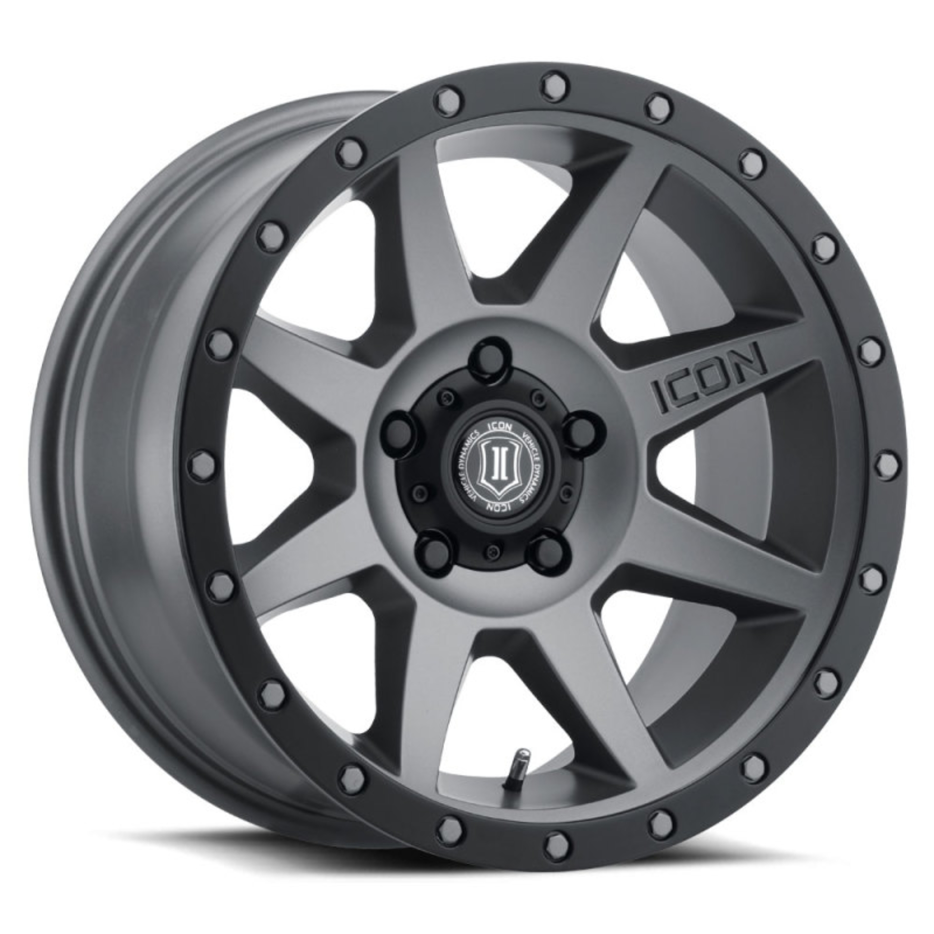 Picture of ICON Rebound 17x8.5 5x5.5 0mm Offset 4.75in BS 77.9mm Bore Titanium Wheel
