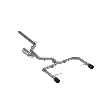Picture of MBRP 19-21 VW Jetta GLI T304 SS 3in Cat-Back Dual Split Rear Exit Exhaust - Carbon Fiber Tips