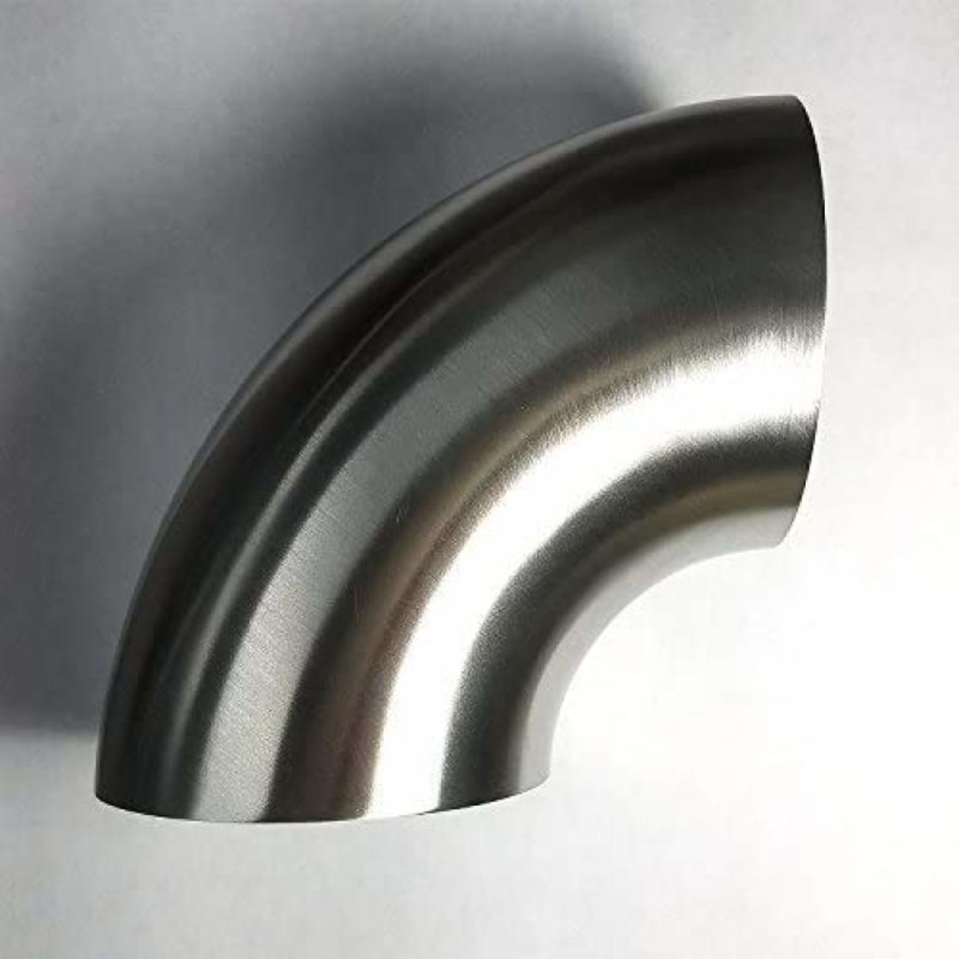 Picture of Stainless Bros 3.5in Diameter 1D / 3.5in CLR 90 Degree Bend NO LEG