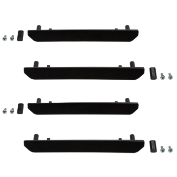 Picture of Wehrli 2020+ GMC 2500/3500HD Fender Flare Marker Light Delete Kit w/o Logo - Fine Texture Black