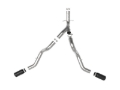 Picture of aFe Large Bore-HD 4in 409SS DPF-Back Exhaust System w/Black Tip 20 GM Diesel Trucks V8-6.6L (td) L5P