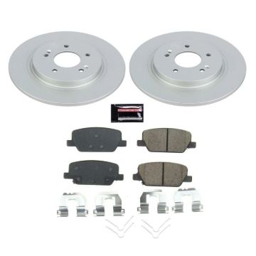 Picture of Power Stop 2019 Hyundai Santa Fe Rear Z17 Evolution Geomet Coated Brake Kit