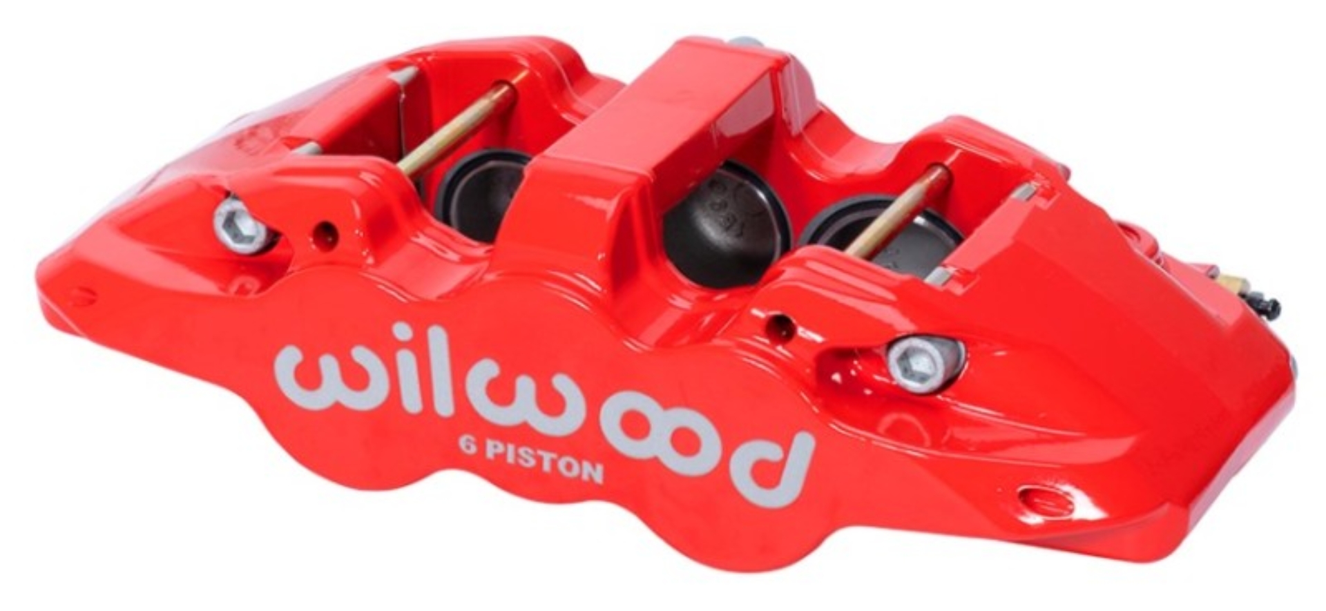 Picture of Wilwood Caliper-Forged Dynalite w/Dust Seal-Red 4.04in Pistons 1.25 Disc