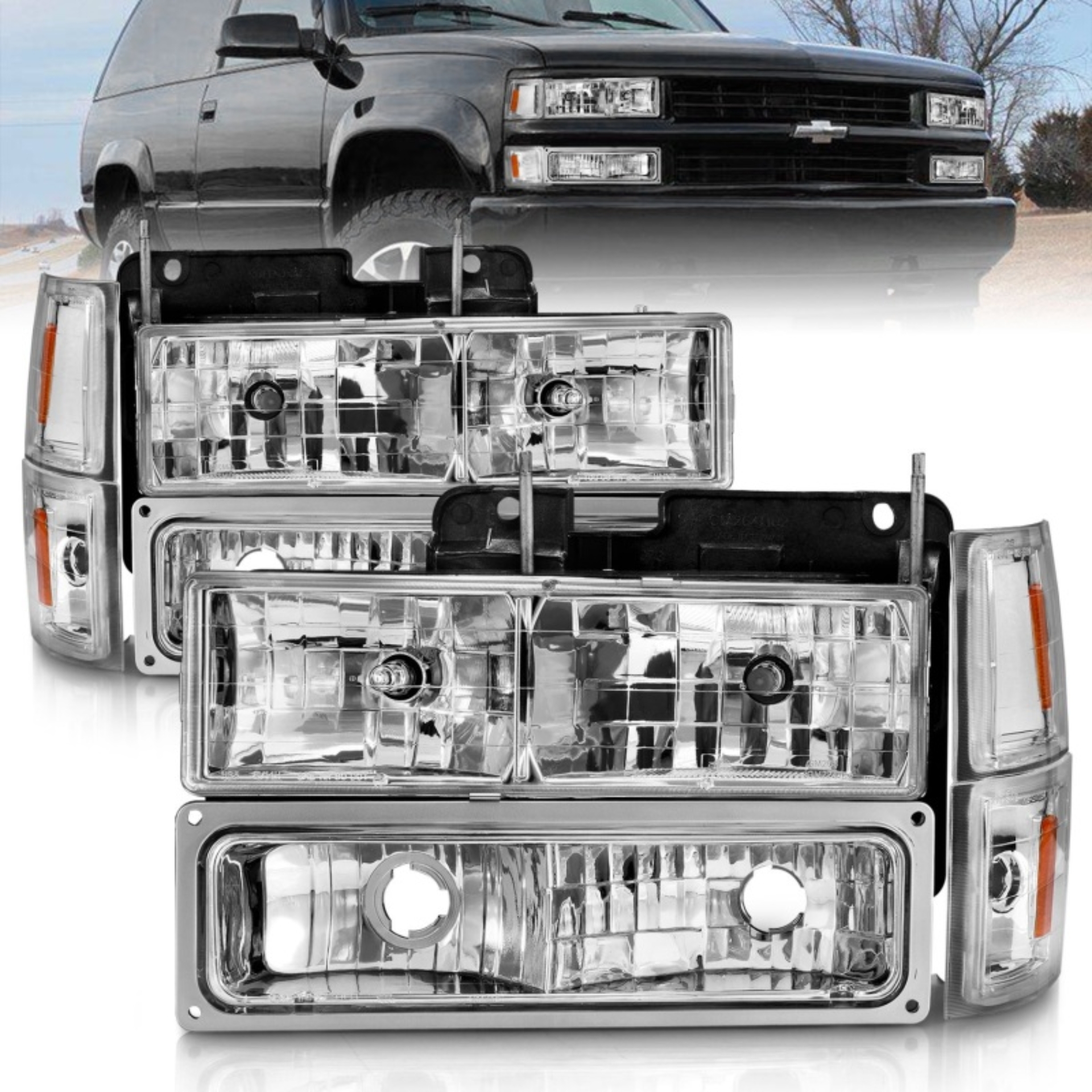 Picture of ANZO ANZ Crystal Headlights - 111506