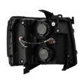 Picture of AlphaRex 07-13 Chevy 1500 LUXX LED Proj Headlights Plank Style Jet Blk w/ Activ Light/Seq Signal/DRL