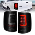 Picture of ANZO 2004-2006 Ford F-150 LED Tail Lights w/ Light Bar Black Housing Smoke Lens