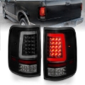 Picture of ANZO 2004-2006 Ford F-150 LED Tail Lights w/ Light Bar Black Housing Smoke Lens