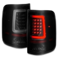 Picture of ANZO 2004-2006 Ford F-150 LED Tail Lights w/ Light Bar Black Housing Smoke Lens