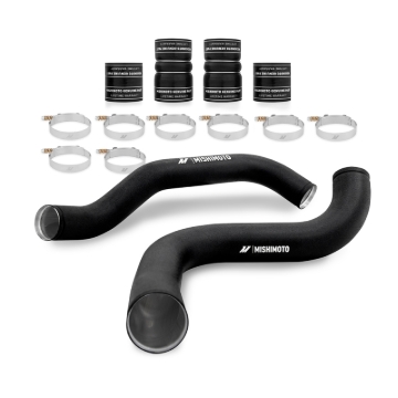 Picture of Mishimoto 99-03 Ford 7.3L Powerstroke PSD Intercooler Pipe/Boot Kit - Wrinkle Black