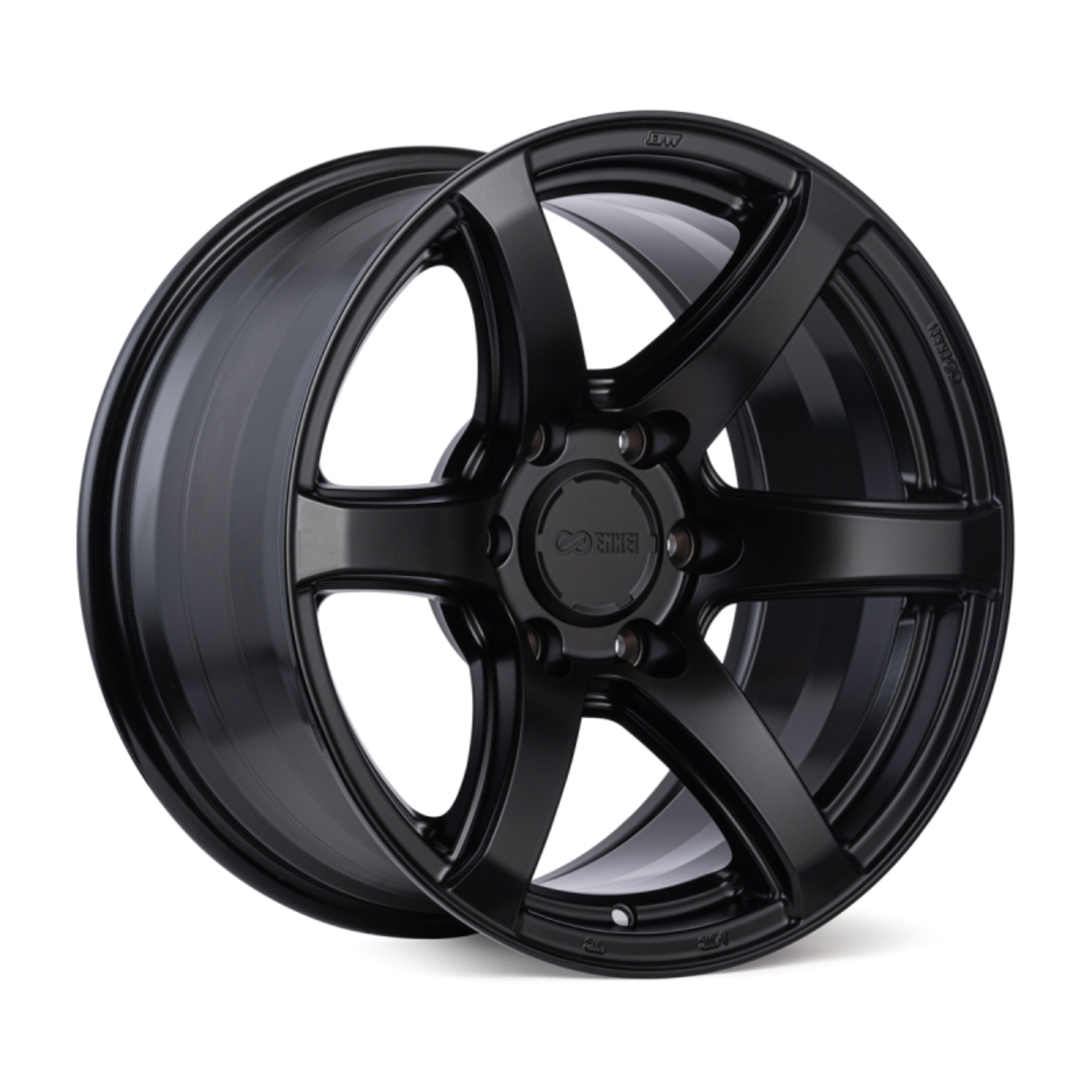 Picture of Enkei Cyclone 16x8 6x139.7 0mm Offset 106.1 Bore - Matte Black Wheel