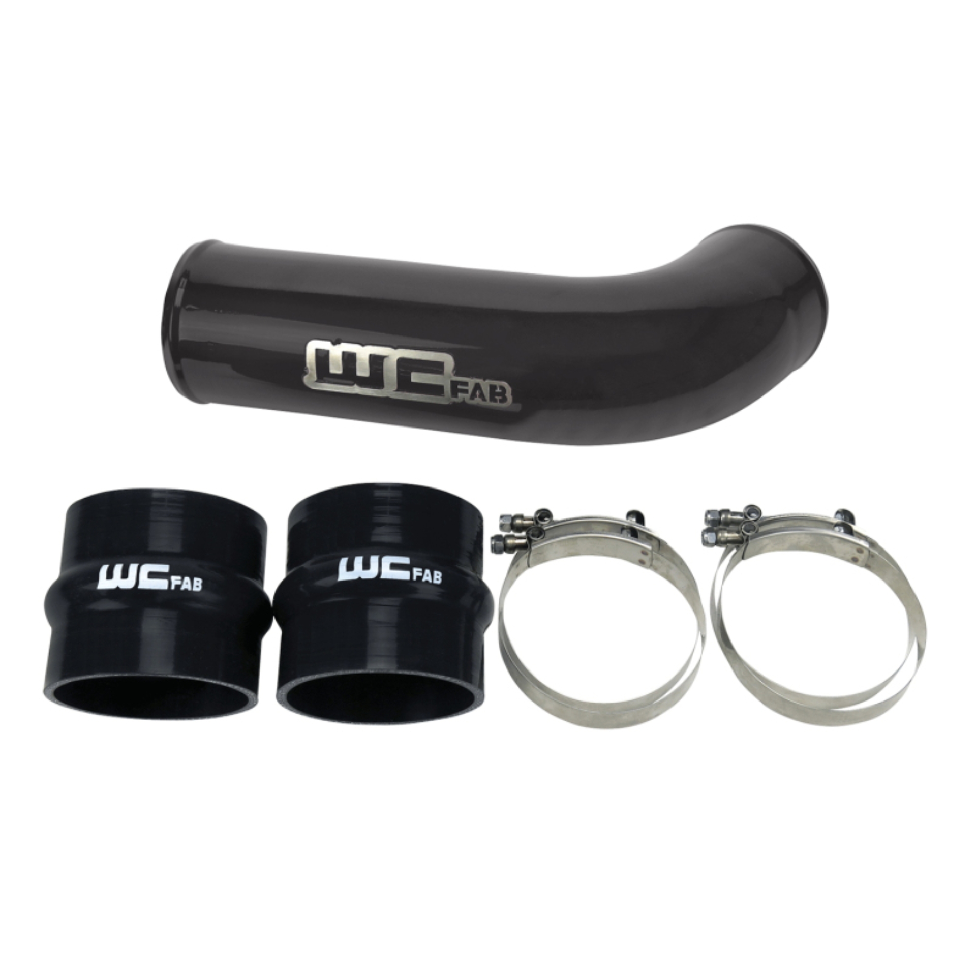 Picture of Wehrli 17-19 Chevrolet 6.6L L5P Duramax 4in Intake Pipe (Use w/OEM Air Box) - Candy Red