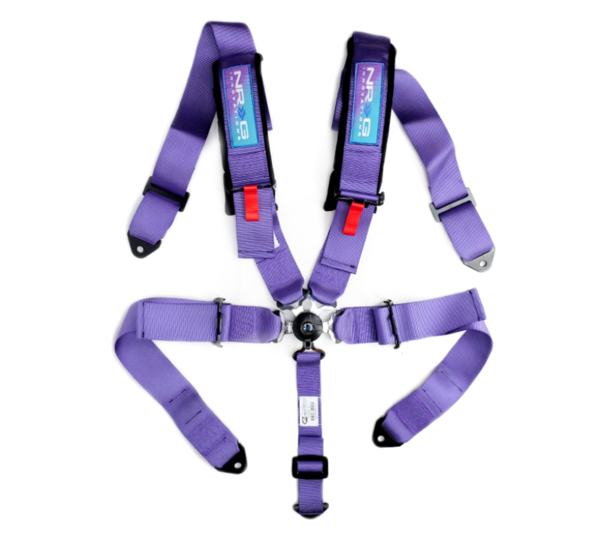 Picture of NRG SFI 16.1 5Pt 3 Inch Seat Belt Harness with Pads / Cam Lock - Purple