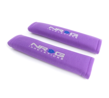 Picture of NRG Seat Belt Pads 2.7in (Wide) X 11in - Purple(2 Piece) Short