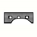Picture of Putco 20-21 Chevy Silverado HD/Sierra HD - 6.8ft (Standard Box) Molle Driver Side Panel