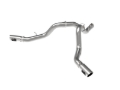 Picture of aFe Large Bore-HD 4in 409SS DPF-Back Exhaust System w/Polished Tips 20 GM Diesel Trucks V8-6.6L