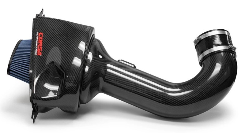 Picture of Corsa 2015-2019 Chevrolet Corvette C7 Z06 Carbon Fiber Air Intake with MaxFlow 5 Oiled Filter