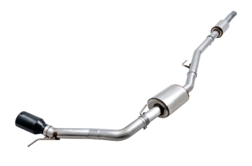 Picture of AWE Tuning 20-21 Jeep Gladiator JT 3.6L Tread Edition Cat-Back Single Side Exhaust - Diamond Blk Ti