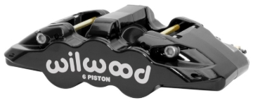 Picture of Wilwood Caliper - Aero6-DS Forged Six-Piston Caliper - 6.52in Piston 1.25in Rotor - Black