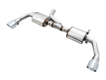 Picture of AWE Tuning 07-18 Jeep Wrangler JK/JKU 3.6L Tread Edition Axle-Back Dual Exhaust - Chrome Silver Tips