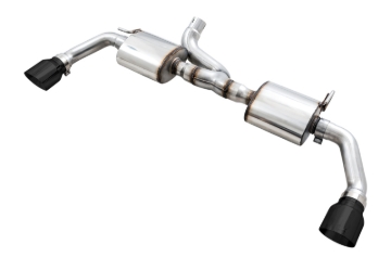 Picture of AWE Tuning 07-18 Jeep Wrangler JK/JKU 3.6L Tread Edition Axle-Back Dual Exhaust - Diamond Black Tips