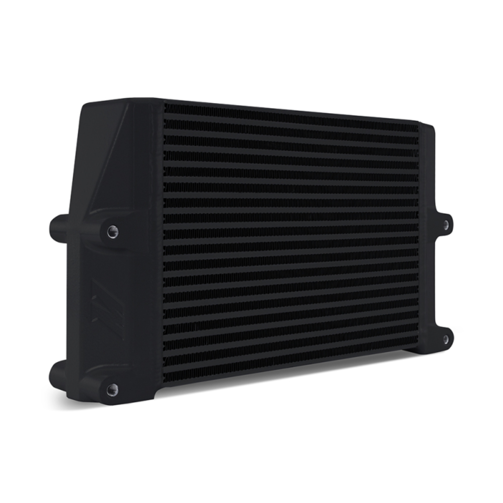 Picture of Mishimoto Heavy-Duty Oil Cooler - 10in. Same-Side Outlets - Black