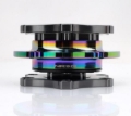 Picture of NRG Quick Release SFI SPEC 42.1 - Gun Metal Body / Gold Shinny Ring