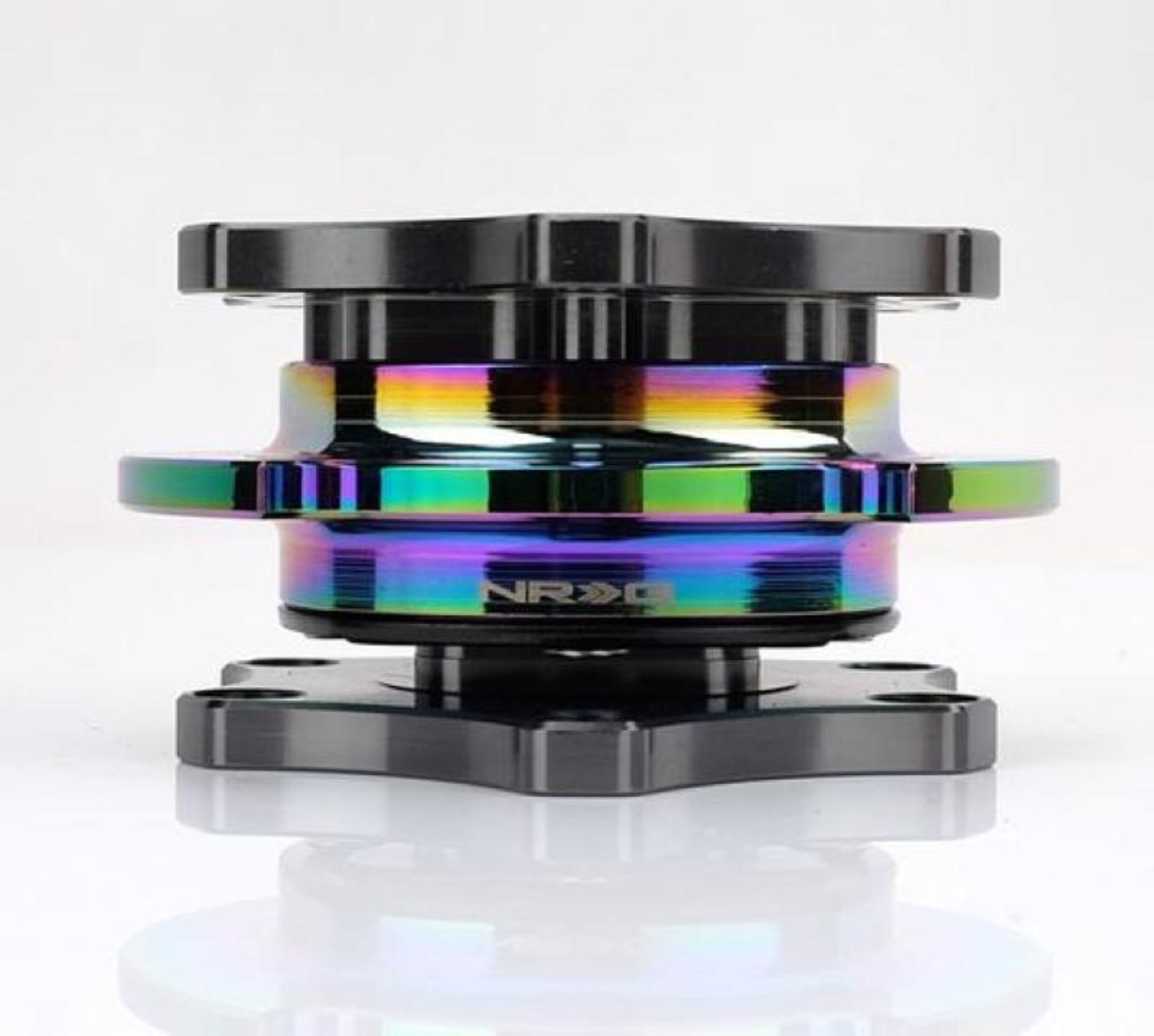 Picture of NRG Quick Release SFI SPEC 42.1 - Gun Metal Body / Gold Shinny Ring
