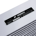 Picture of Mishimoto Heavy-Duty Oil Cooler - 10in. Same-Side Outlets - Silver