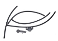 Picture of J&L 16-24 Nissan Titan 5.6L Passenger Side Oil Separator 3.0 - Black Anodized