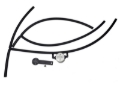 Picture of J&L 16-24 Nissan Titan 5.6L Passenger Side Oil Separator 3.0 - Clear Anodized