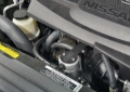 Picture of J&L 16-24 Nissan Titan 5.6L Passenger Side Oil Separator 3.0 - Clear Anodized