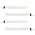 Picture of Wehrli 2020+ GMC 2500/3500HD Fender Flare Marker Light Delete Kit w/o Logo - Raw Finish