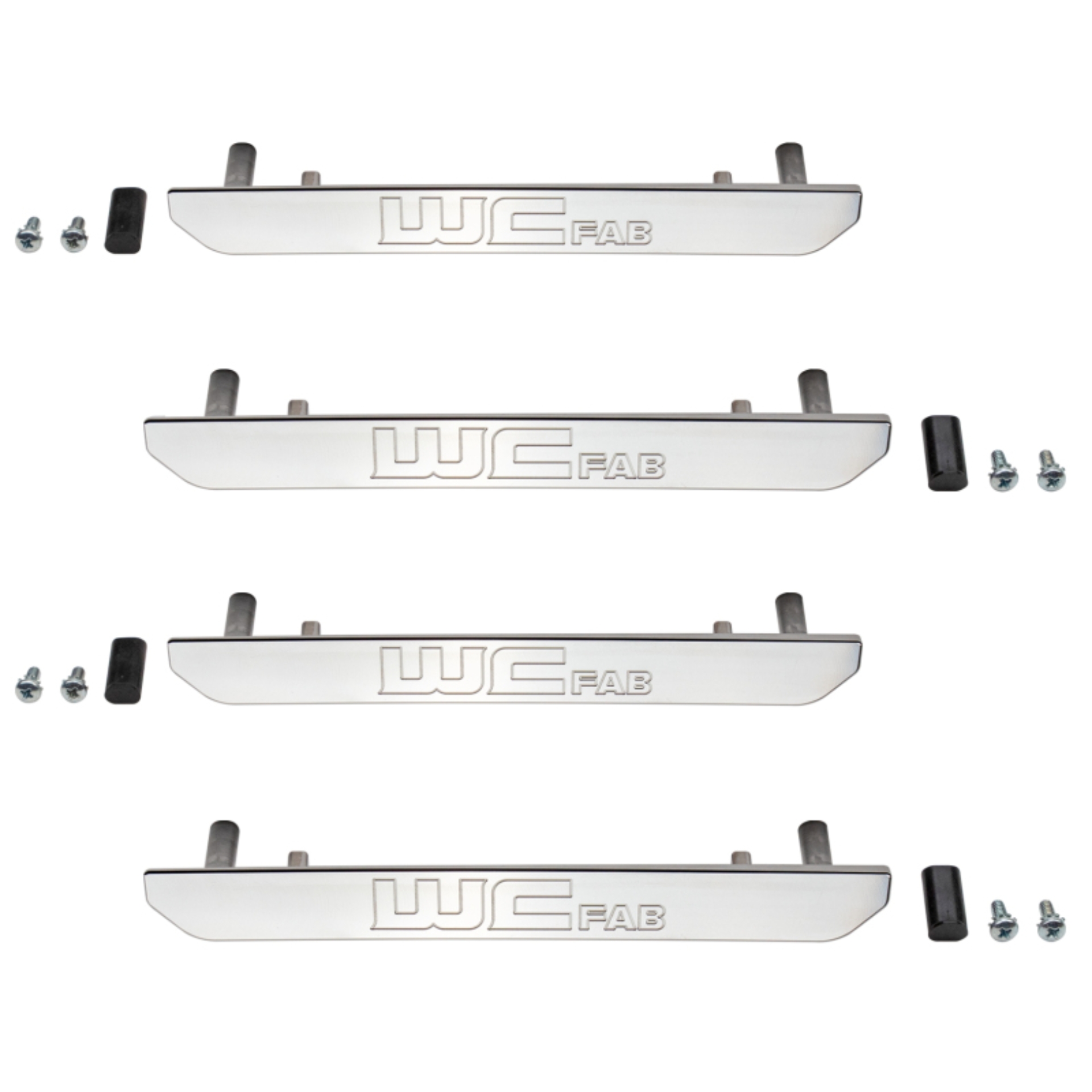 Picture of Wehrli 2020+ GMC 2500/3500HD Fender Flare Marker Light Delete Kit w/Logo - Raw Finish