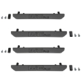 Picture of Wehrli 2020+ GMC 2500/3500HD Fender Flare Marker Light Delete Kit w/Logo - Fine Texture Black