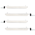 Picture of Wehrli 2020+ GMC 2500/3500HD Fender Flare Marker Light Delete Kit w/o Logo - Raw Finish