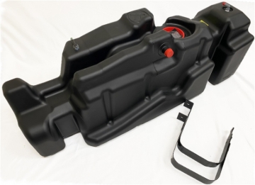 Picture of Titan Fuel Tanks 20-24 GM 2500/3500 Duramax Crew Cab Short Bed 56 Gallon XXL Mid-Ship Fuel Tank