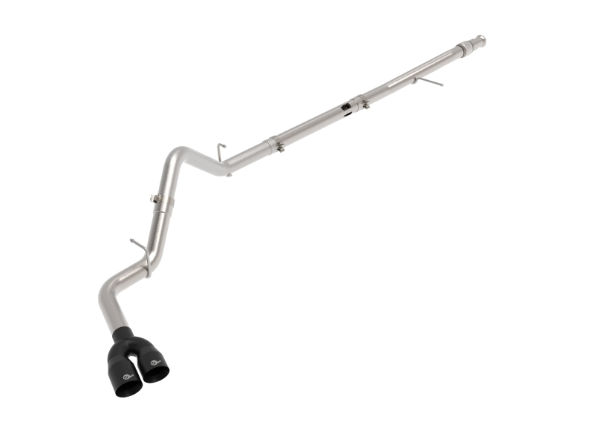 Picture of aFe Rebel XD Series 3in 304SS DPF-Back 20-21 GM Trucks L6-3.0L (td) LM2 - Dual Black Tip