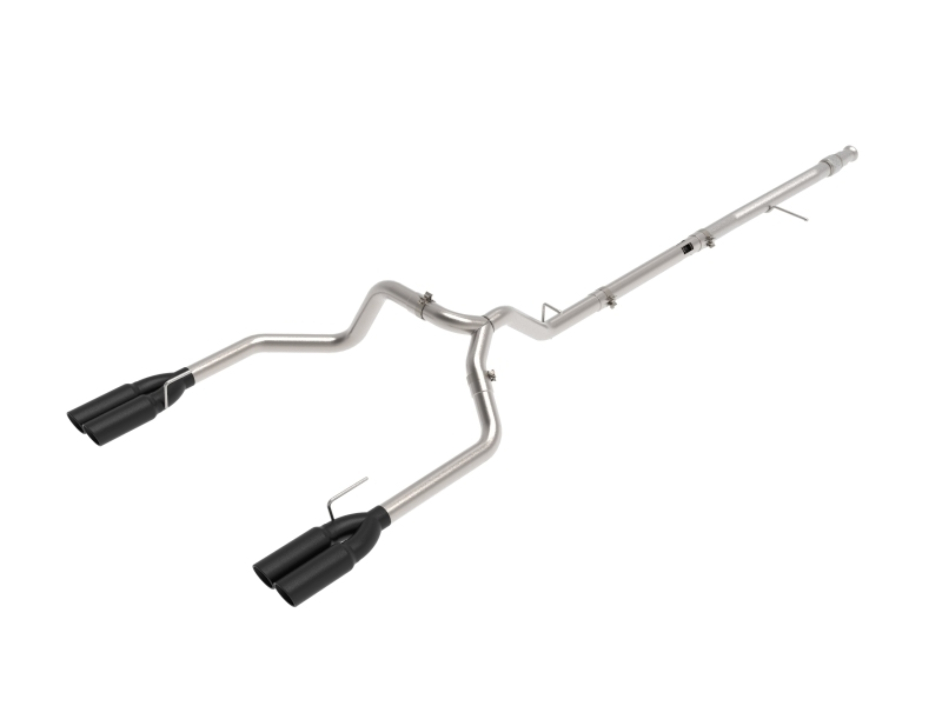 Picture of aFe Vulcan Series 3in 304SS DPF-Back 20-21 GM Trucks L6-3.0L (td) LM2 - Dual Black Tip