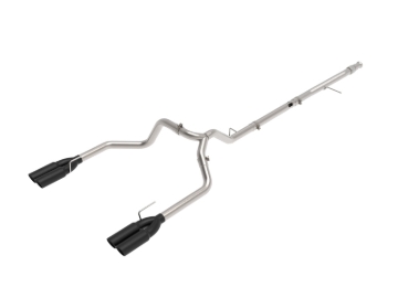 Picture of aFe Vulcan Series 3in 304SS DPF-Back 20-21 GM Trucks L6-3.0L (td) LM2 - Dual Black Tip