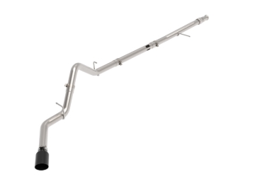 Picture of aFe Large Bore-HD 3in 409SS DPF-Back 20-21 GM Trucks L6-3.0L (td) LM2 - Black Tip