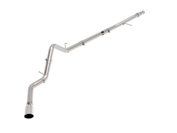 Picture of aFe Large Bore-HD 3in 409SS DPF-Back 20-21 GM Trucks L6-3.0L (td) LM2 - Polished Tip