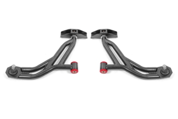 Picture of BMR Suspension 05-14 Ford Mustang Lower A-Arms - Black Hammertone - Non-Adjustable