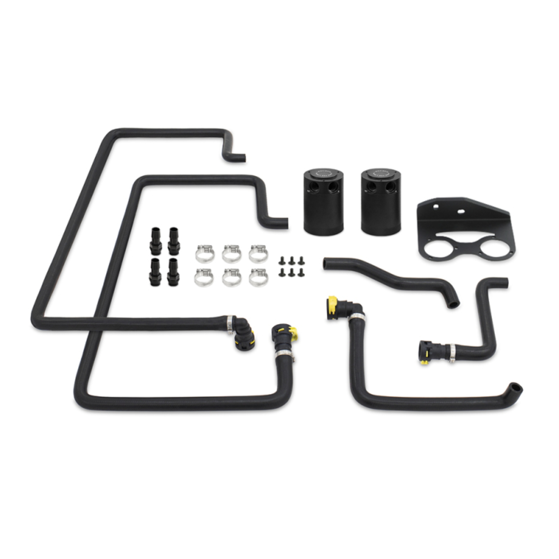 Picture of Mishimoto MM Baffled Oil Catch-Kit Oil Catch Cans - MMBCC-F27T-18SBE