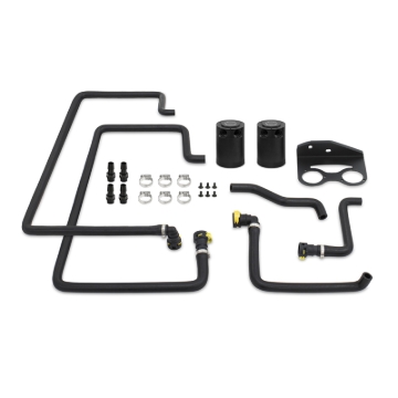 Picture of Mishimoto 18+ Ford F-150 2.7L EcoBoost Baffled Oil Catch Can Kit - Clear